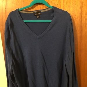 Mens Lands End Light Sweater